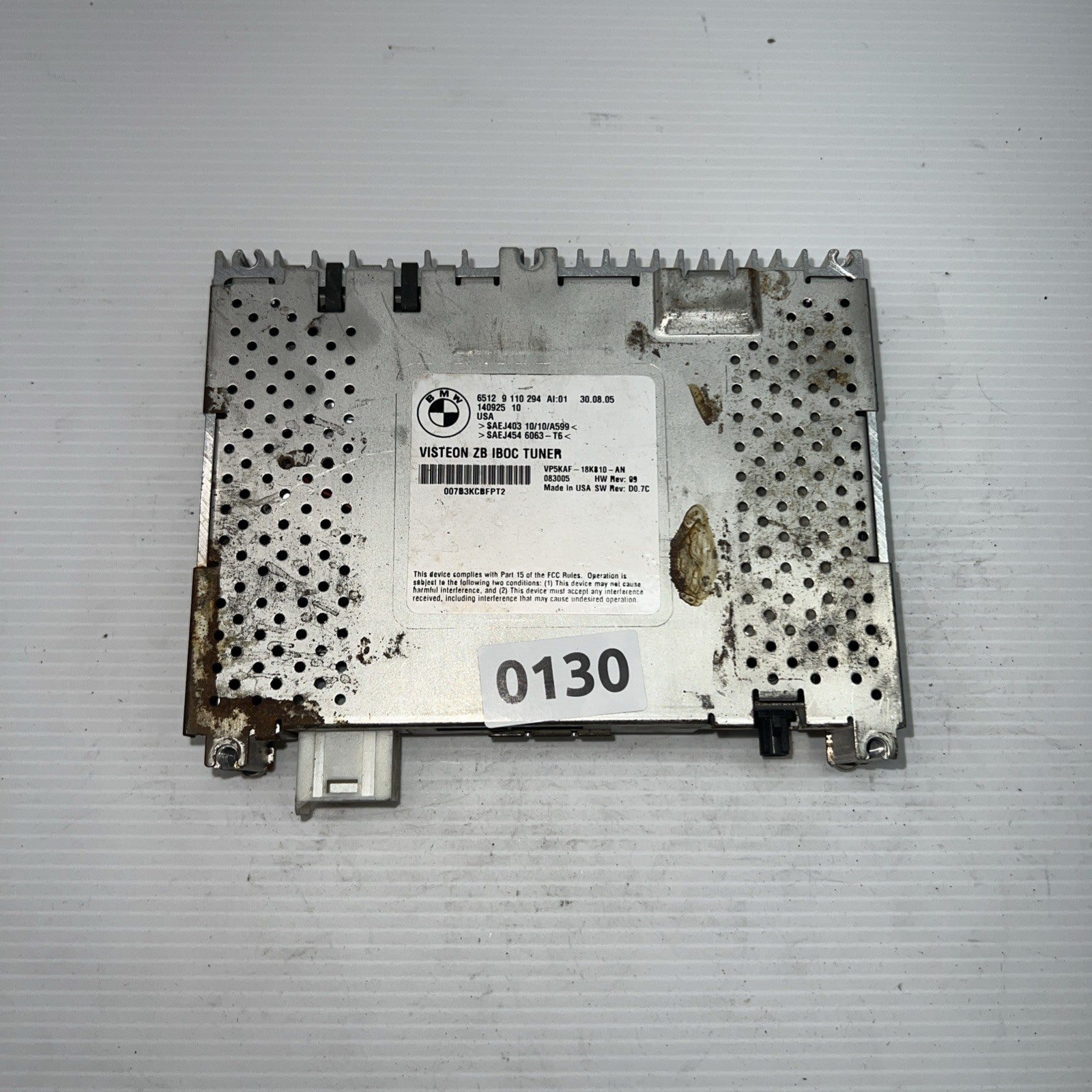 05 06 BMW E66 E65 SATELLITE RADIO DLP SIRIUS CONTROL MODULE 9110294