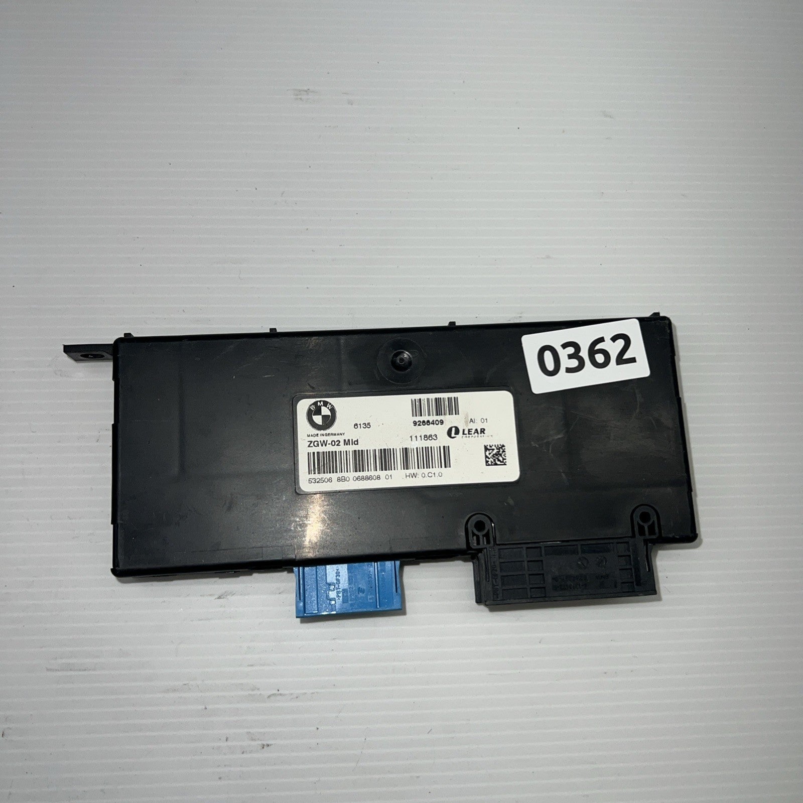 11-14 BMW F10 535I THEFT LOCKING GATEWAY MODULE COMPUTER ID 9266409