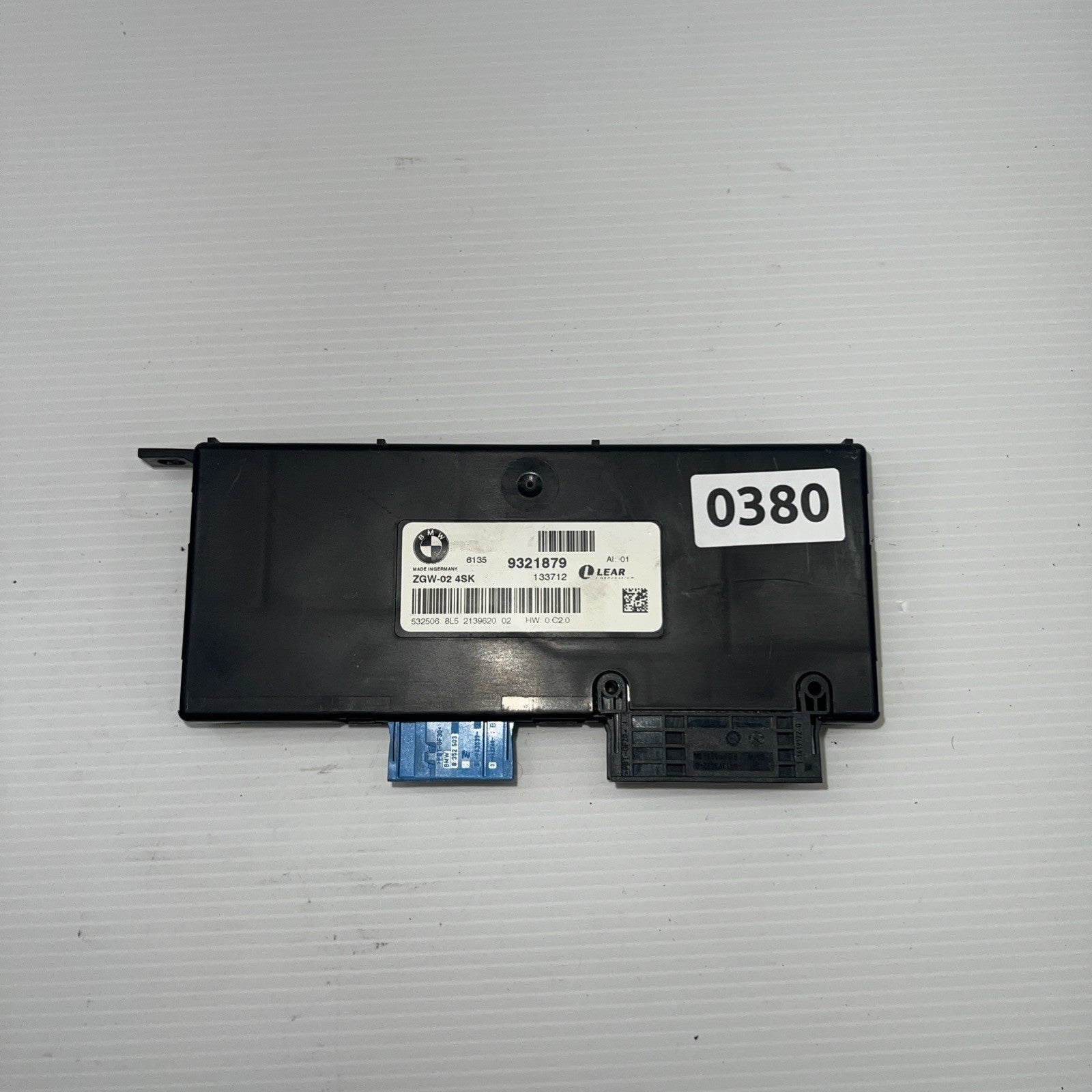 11-16 BMW F10 5-Series Central Gateway Theft Locking Control Module ZGW-02 4SK
