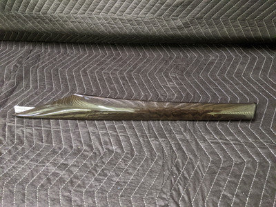 BMW F07 5-Series GT Rear Right Door Wood Trim Ash Braun 51427216646