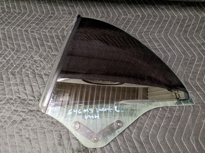 BMW E46 3-Series Convertible M3 Rear Left Drivers Window 51368209423