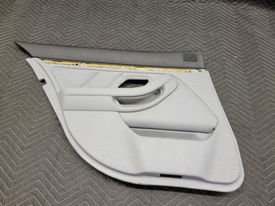 BMW E39 5-Series Rear Left Door Card Sunshade Gray 8159649