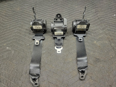 BMW F30 3-Series Rear Upper Seat Belt Set Schwarz 72117259396