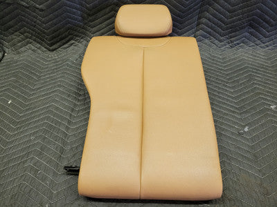 BMW F30 3-Series Rear Right Leather Seat Back Saddle Brown 52207309838