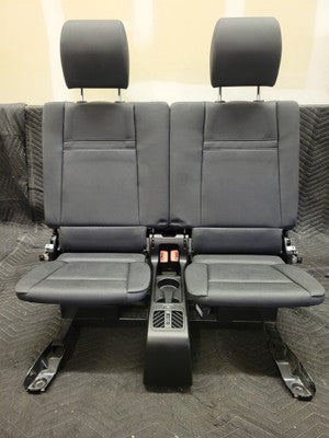 BMW E70 X5 Third Row Seats Nevada Leather Schwarz 52307156151