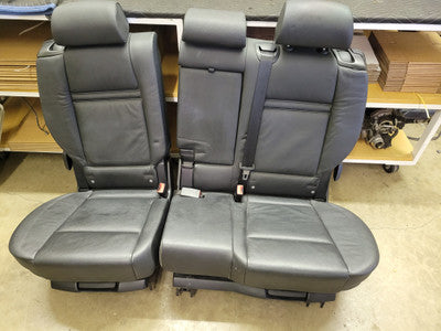 BMW E70 X5 Second Row Folding Seats Nevada Leather Schwarz 52206973368