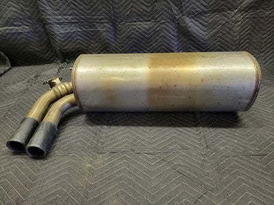 BMW F30 3-Series Exhaust Muffler Black Chrome Tips 7620362