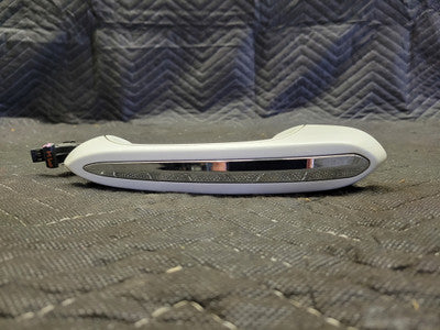 BMW G30 5-Series Rear Left Door Handle Mineral White Metallic 51217443069