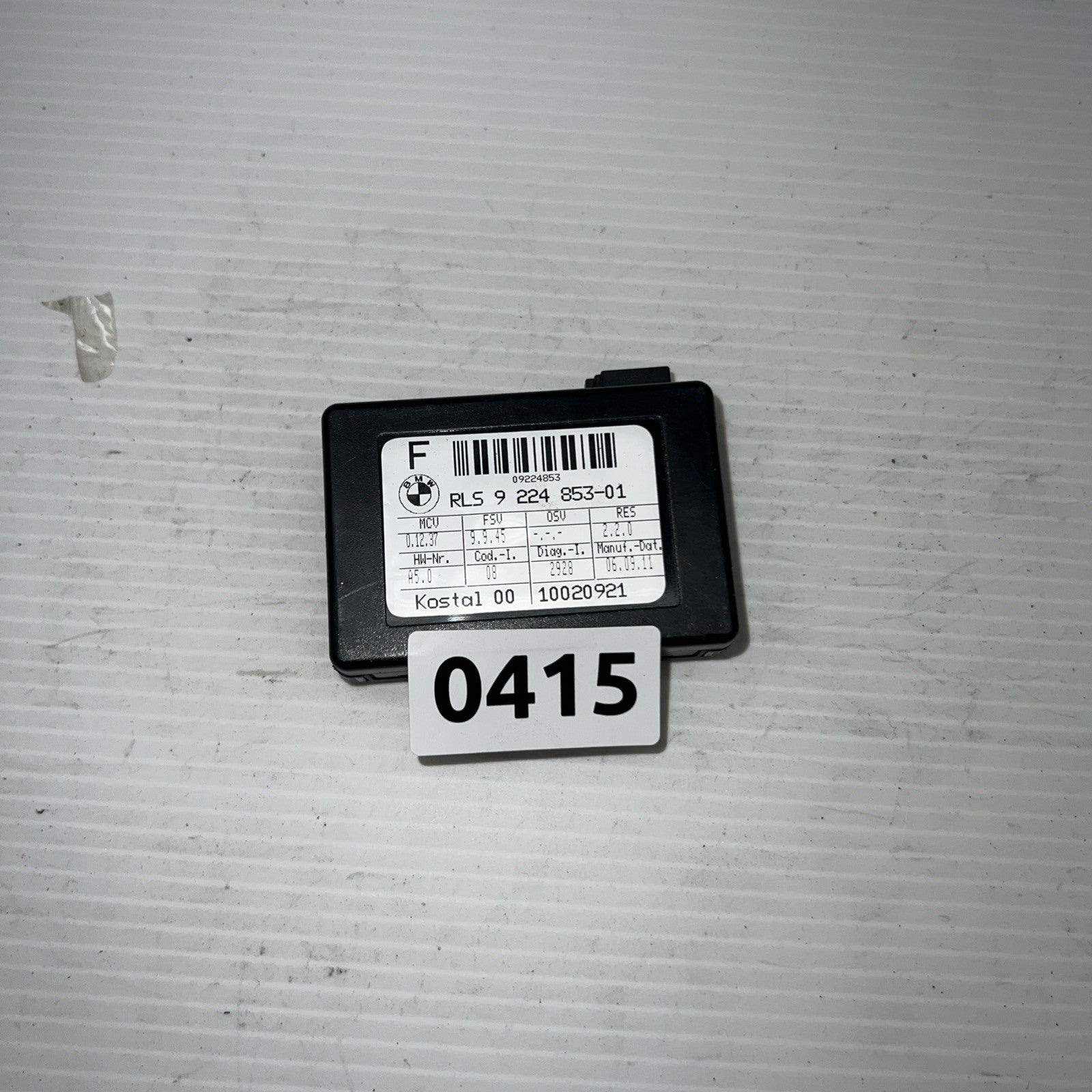 07 - 13 BMW 328i 335i Windshield Rain Light Sensor Module 9224853 OEM