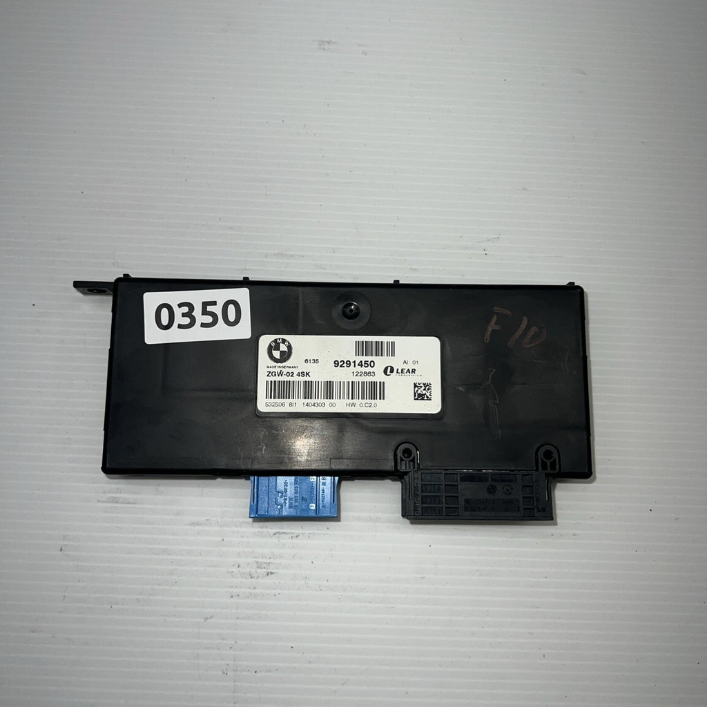 2011-2016 BMW 5 SERIES F10 CENTRAL GATEWAY THEFT LOCKING CONTROL MODULE 9291450