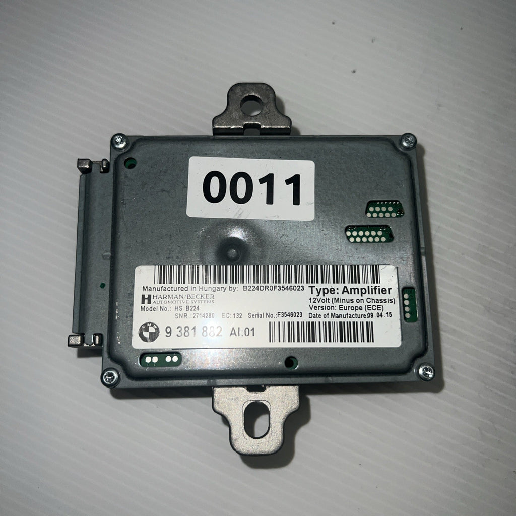 2011-2016 BMW F10 528i 535i 550i Harman Becker HS B101 AMP Amplifier 9381882 OEM