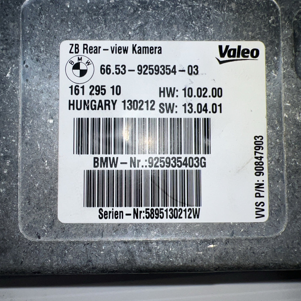 BMW F01 F06 F10 F30 Valeo Rear Backup View Camera Control Module Unit 90847903