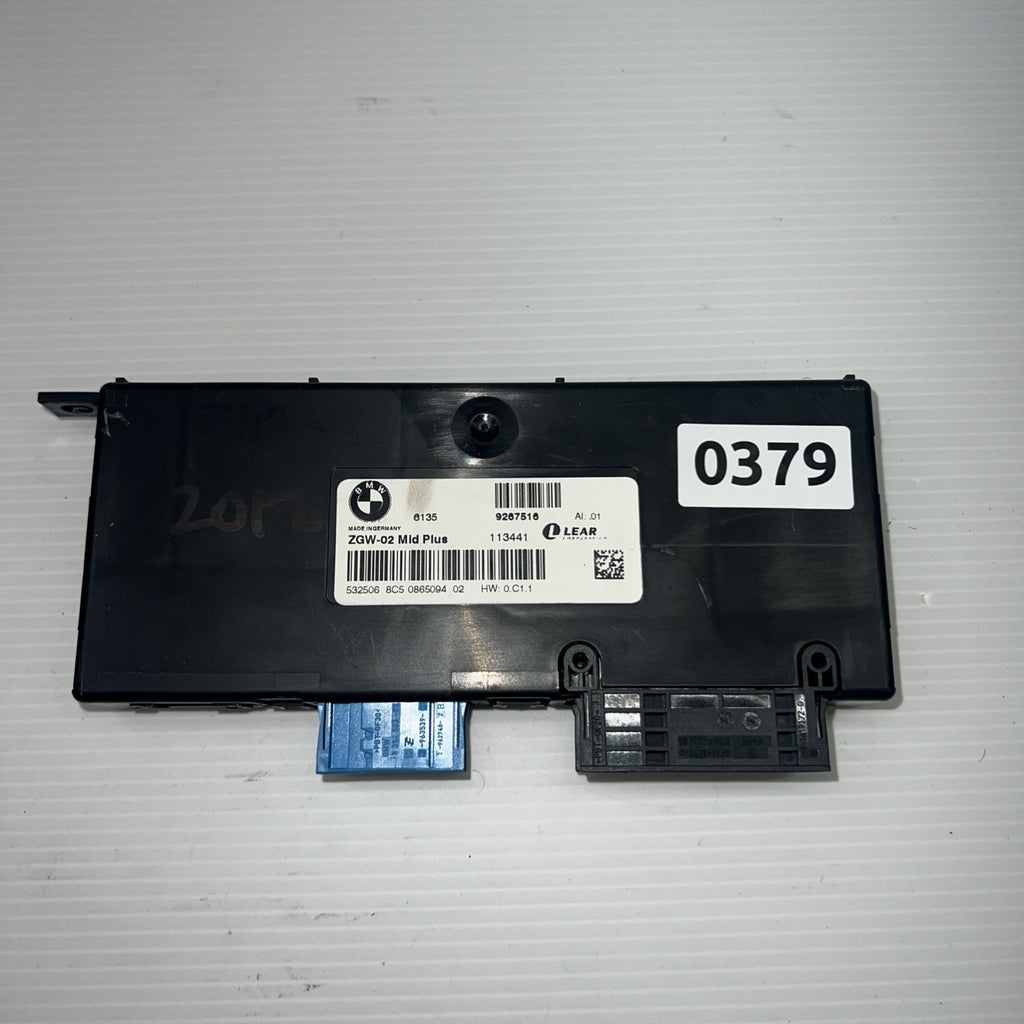 BMW F10 5-SERIES ZGW CENTRAL GATEWAY CONTROL MODULE 9267516 OEM