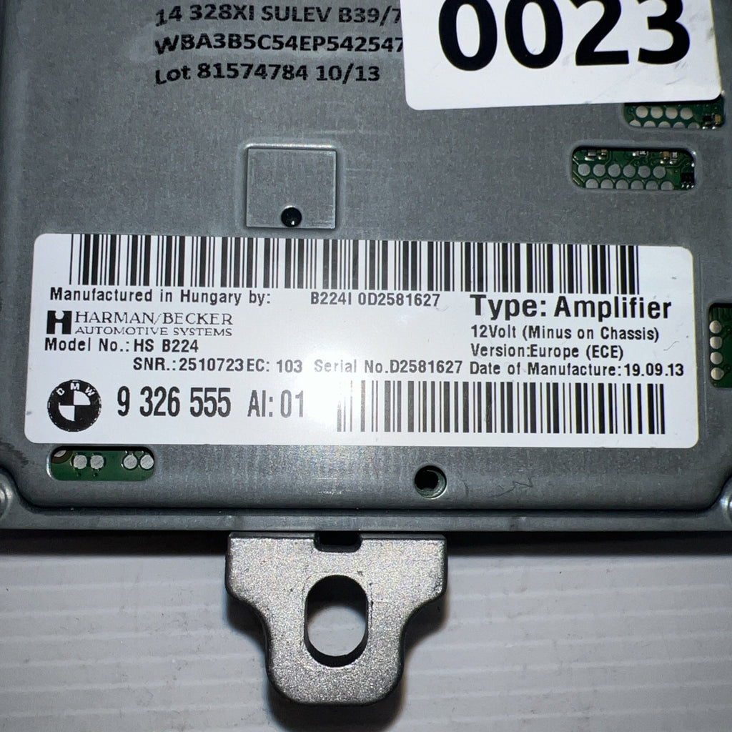 2011-2016 BMW F10 528i 535i 550i Harman Becker AMP Amplifier 932655501 OEM