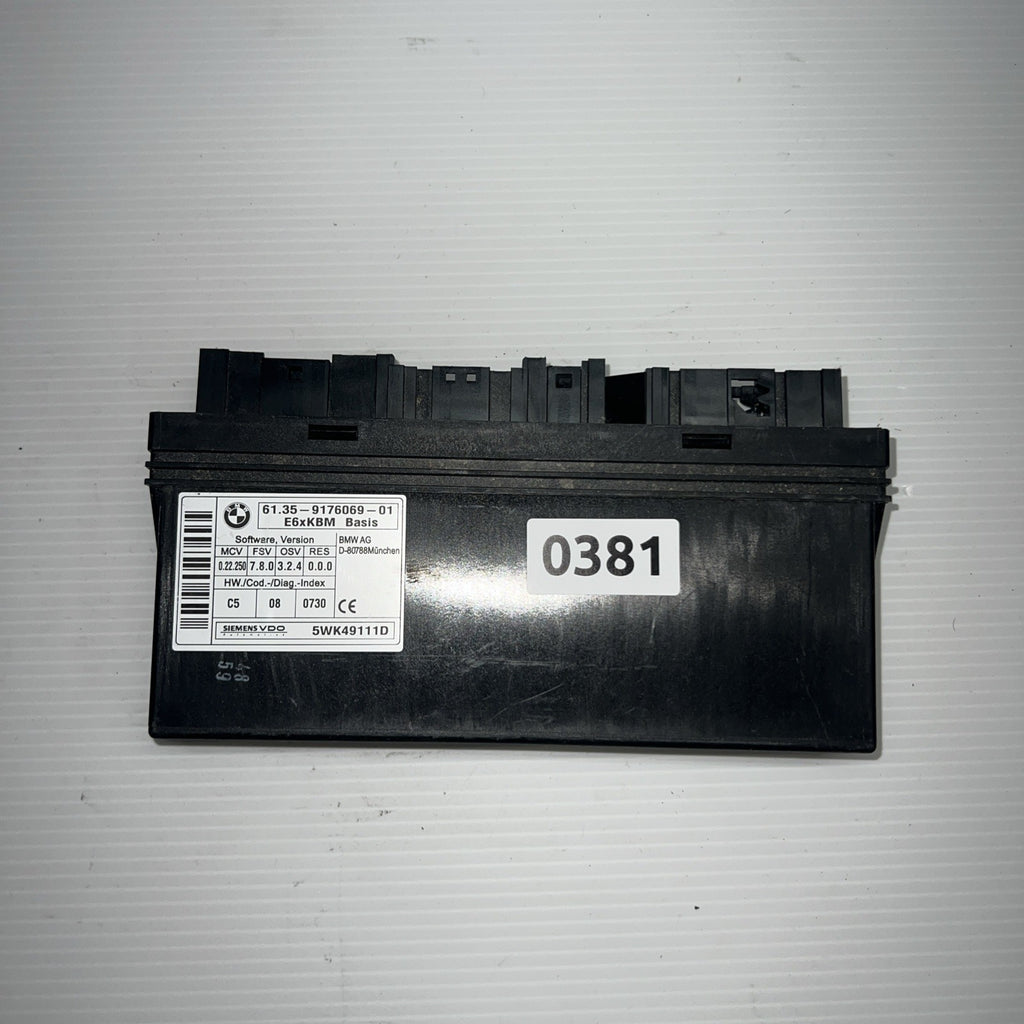2009-2012 BMW 528I XDRIVE Body Control Module BCM 9176069 OEM .