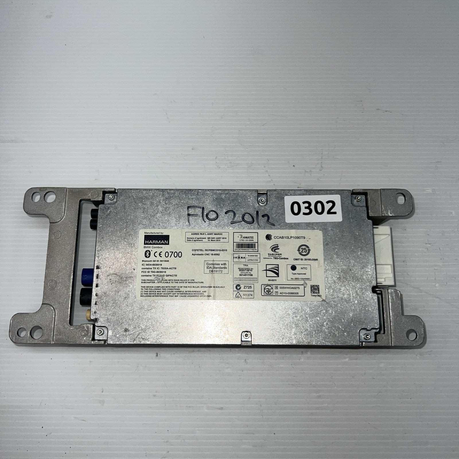 2012-2016 BMW 328i Telematics Bluetooth Communication Control Module 9257153 OEM