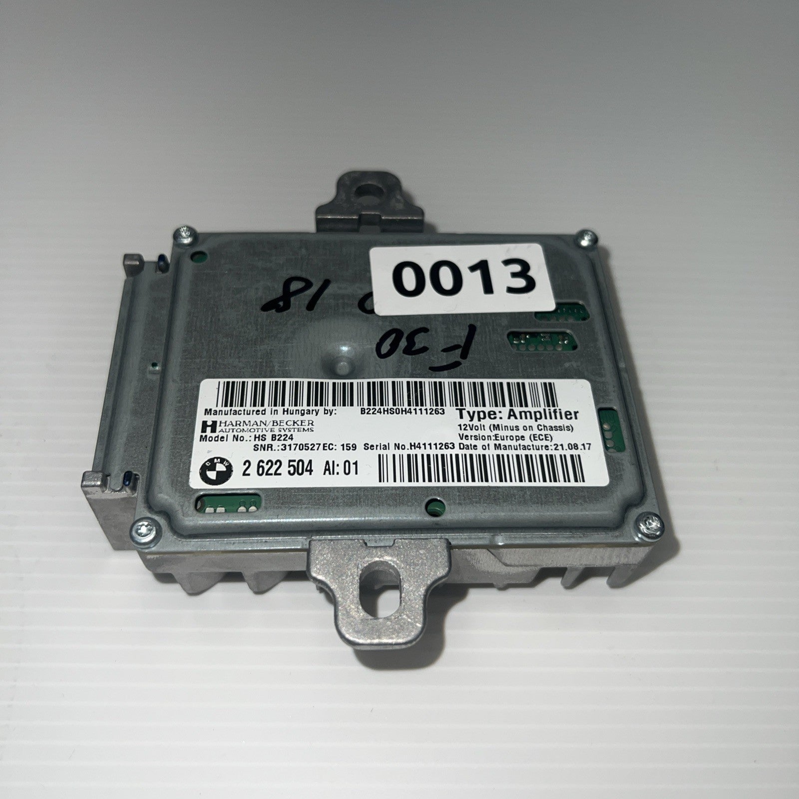 2011-2016 BMW F10 528i 535i 550i Harman Becker HS B101 AMP Amplifier OEM 2622504