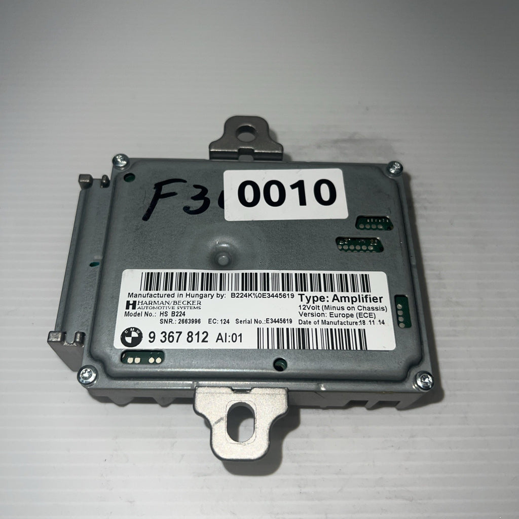 2011-2016 BMW F10 528i 535i 550i Harman Becker HS B101 AMP Amplifier OEM 9367812