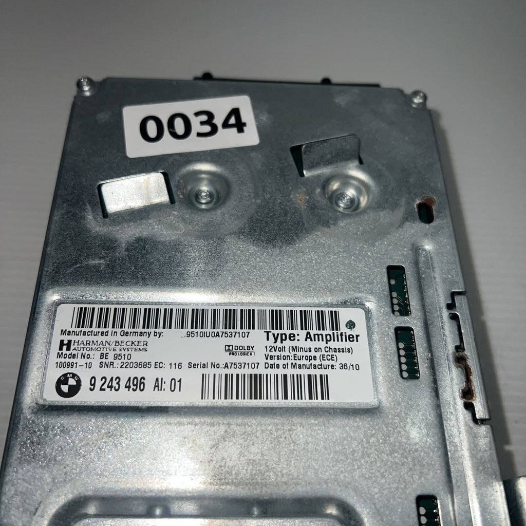 2011-2016 BMW F10 535Xi Harman/Becker Radio HIFI Audio Amplifier AMP 9243496 OEM