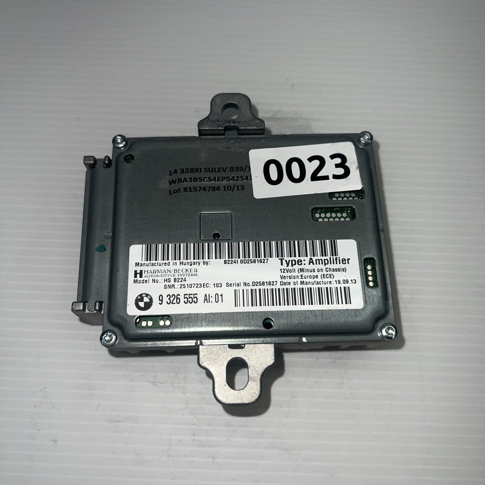 2011-2016 BMW F10 528i 535i 550i Harman Becker AMP Amplifier 932655501 OEM