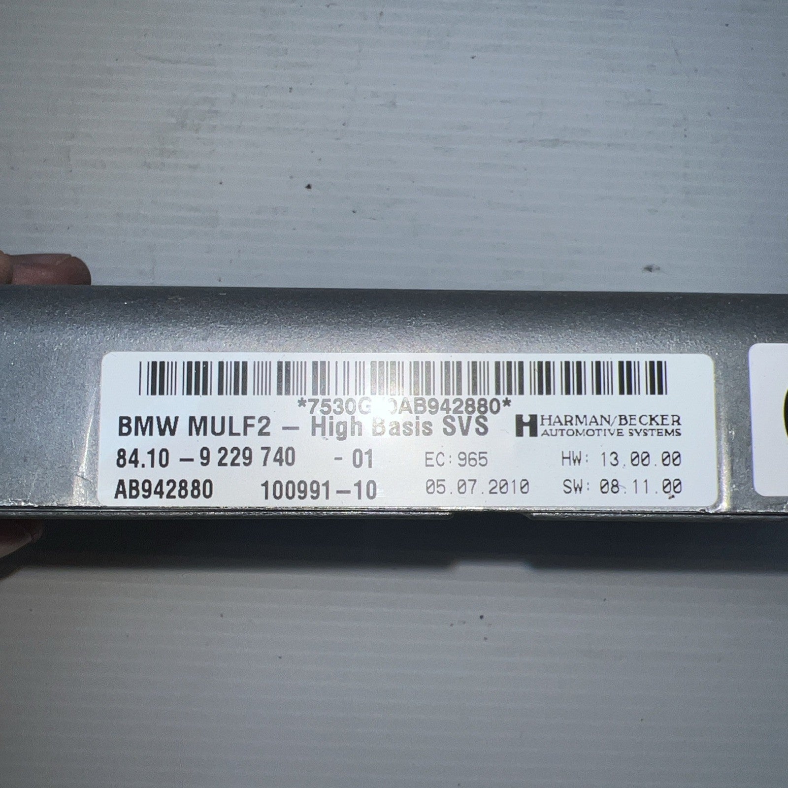 BMW 1 3 5 E60 E70 E81 E90 F01 F10 Bluetooth Control Module High MULF2 9229740