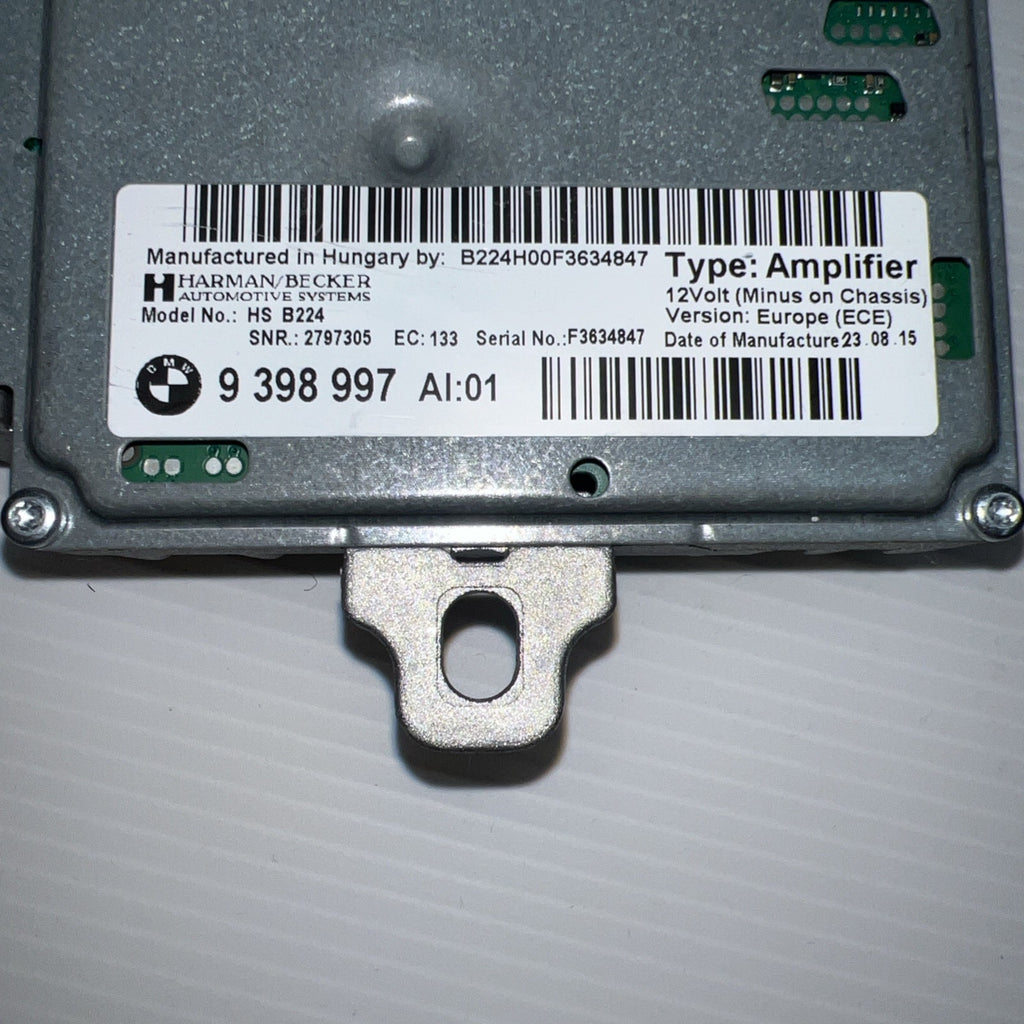 2011-2016 BMW F10 528i 535i 550i Harman Becker HS B101 AMP Amplifier 939899701