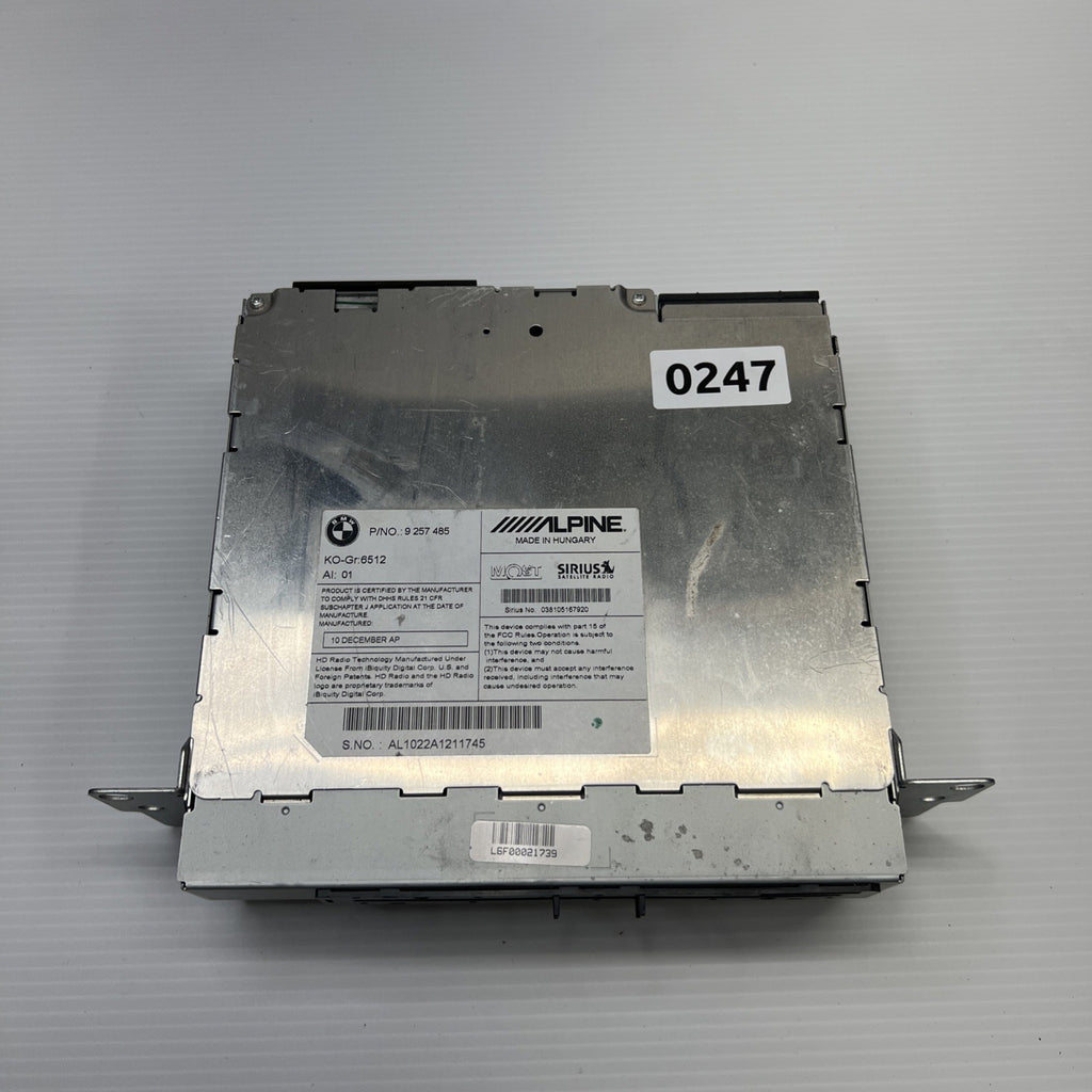 BMW 5 F10 F11 6 F12 OEM ORIGINAL RADIO AUDIO CD DISC PLAYER HEAD UNIT 9257485