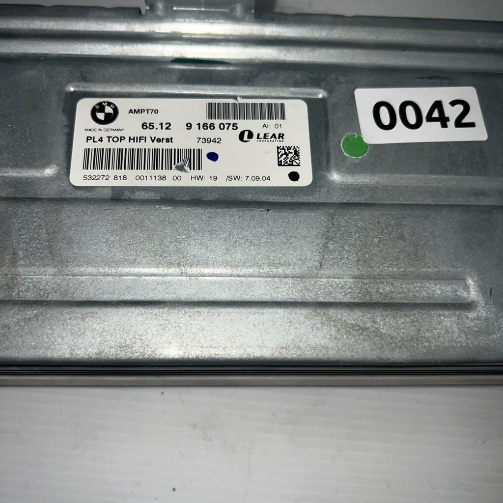2007-2009 BMW E70 X5 TOP HI-FI Harman Becker Audio Amplifier AMP 9166075 OEM