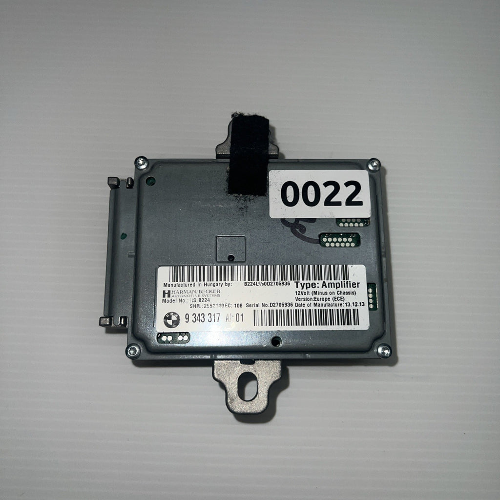 2011-2016 BMW F10 528i 535i 550i Harman Becker HS B101 AMP Amplifier 93433170