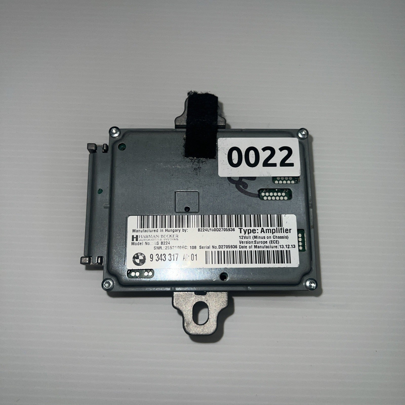 2011-2016 BMW F10 528i 535i 550i Harman Becker HS B101 AMP Amplifier 93433170