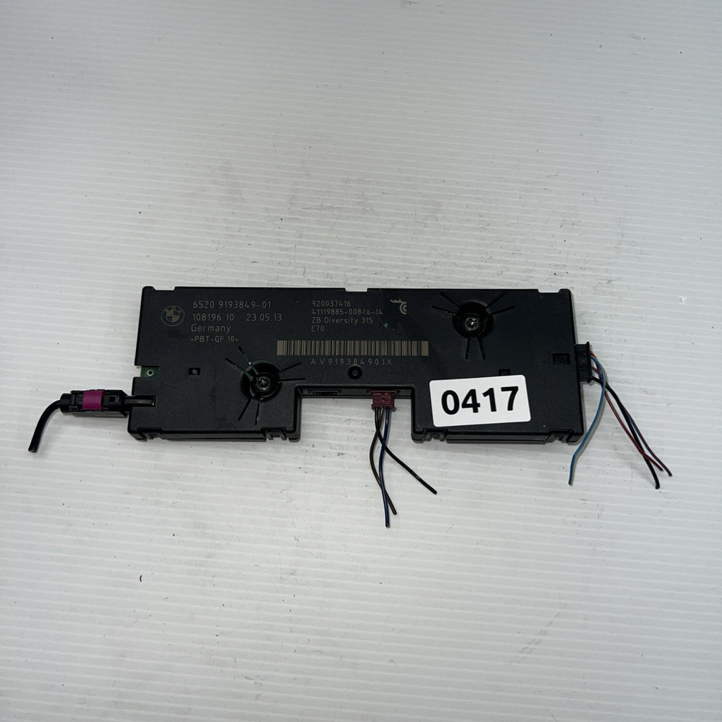 2007 2008 - 2013 BMW X5 Antenna Amplifier Diversity Control Module 9193849 OEM