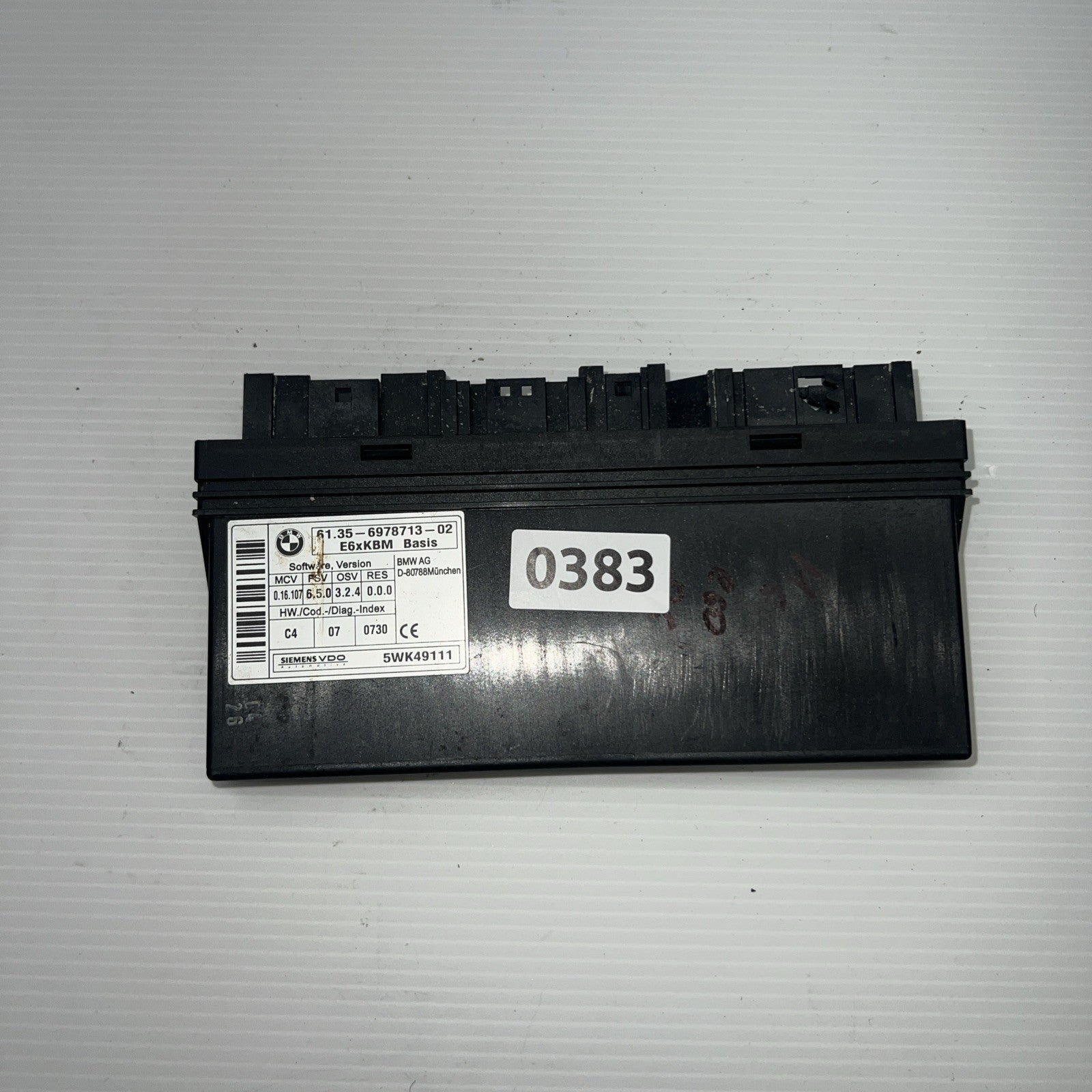 OEM BODY CONTROL MODULE 2006 2007 2008 2009 2010 BMW M5 E60 E63 E64 650i 6978713