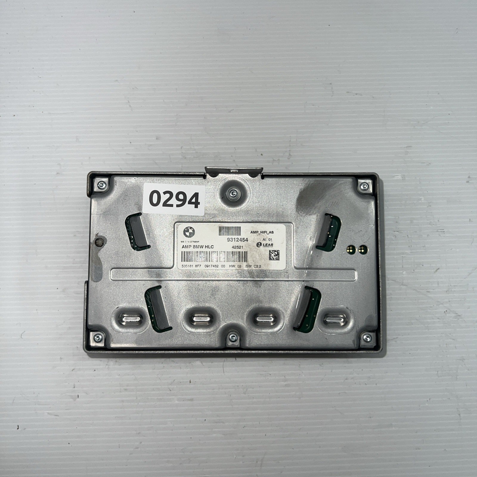 2012 - 2018 BMW F30 F80 Sedan AUDIO RADIO SOUND HiFi AMPLIFIER OEM 9312454