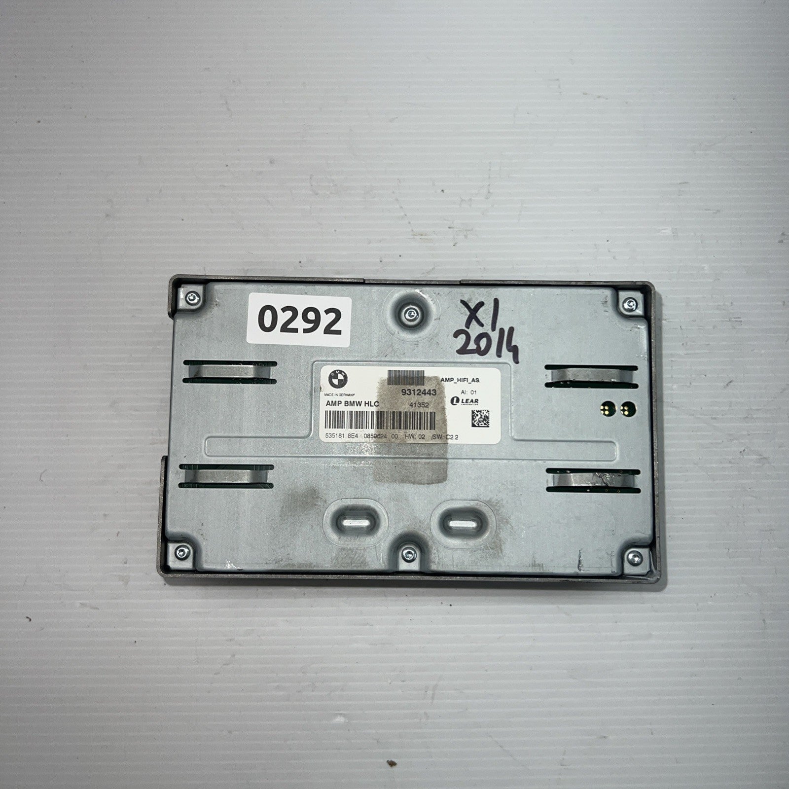 2014 BMW X1 Audio Sound Amplifier AMP Unit OEM 9312443