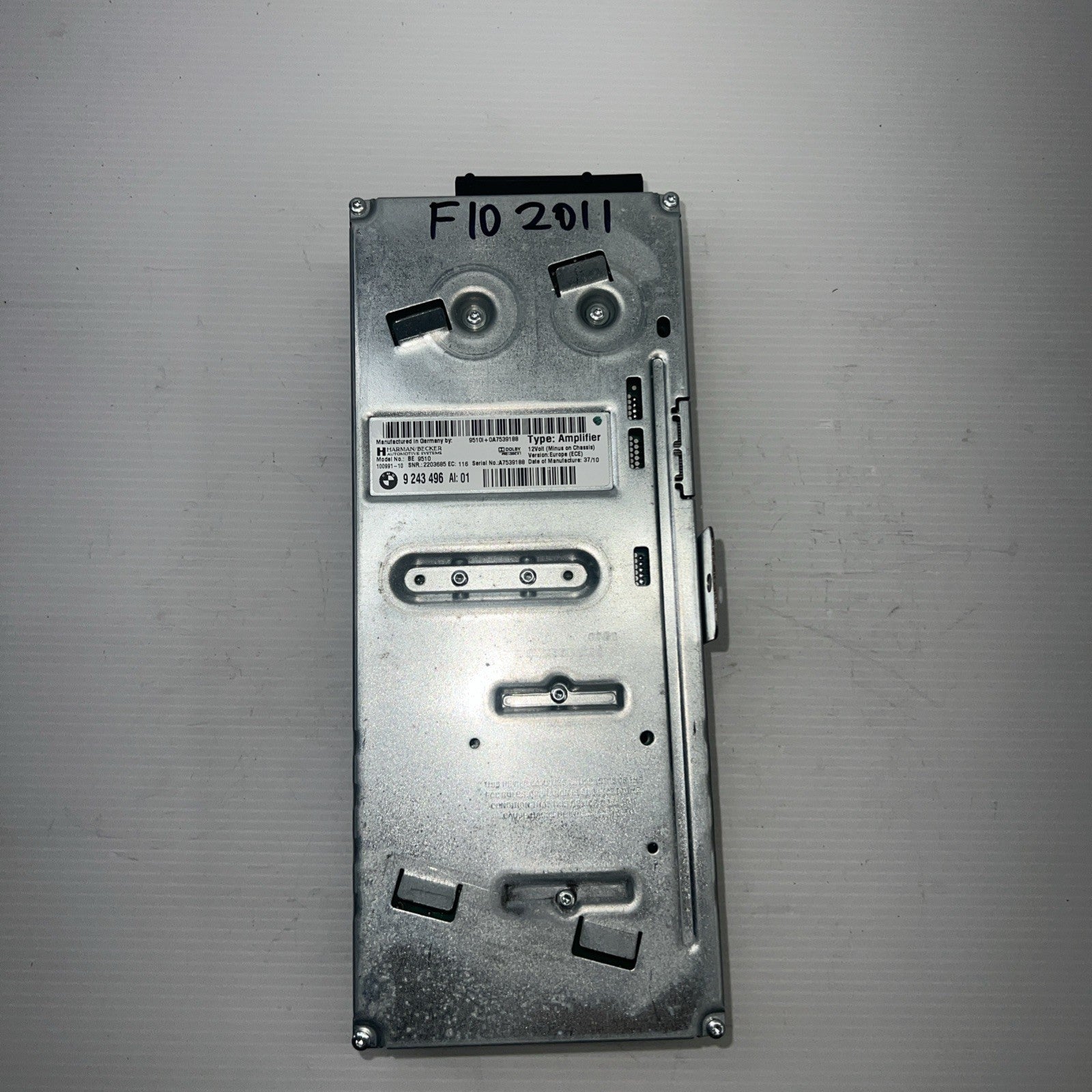 2011-2016 BMW F10 535Xi Harman/Becker Radio HIFI Audio Amplifier AMP 9243496 OEM