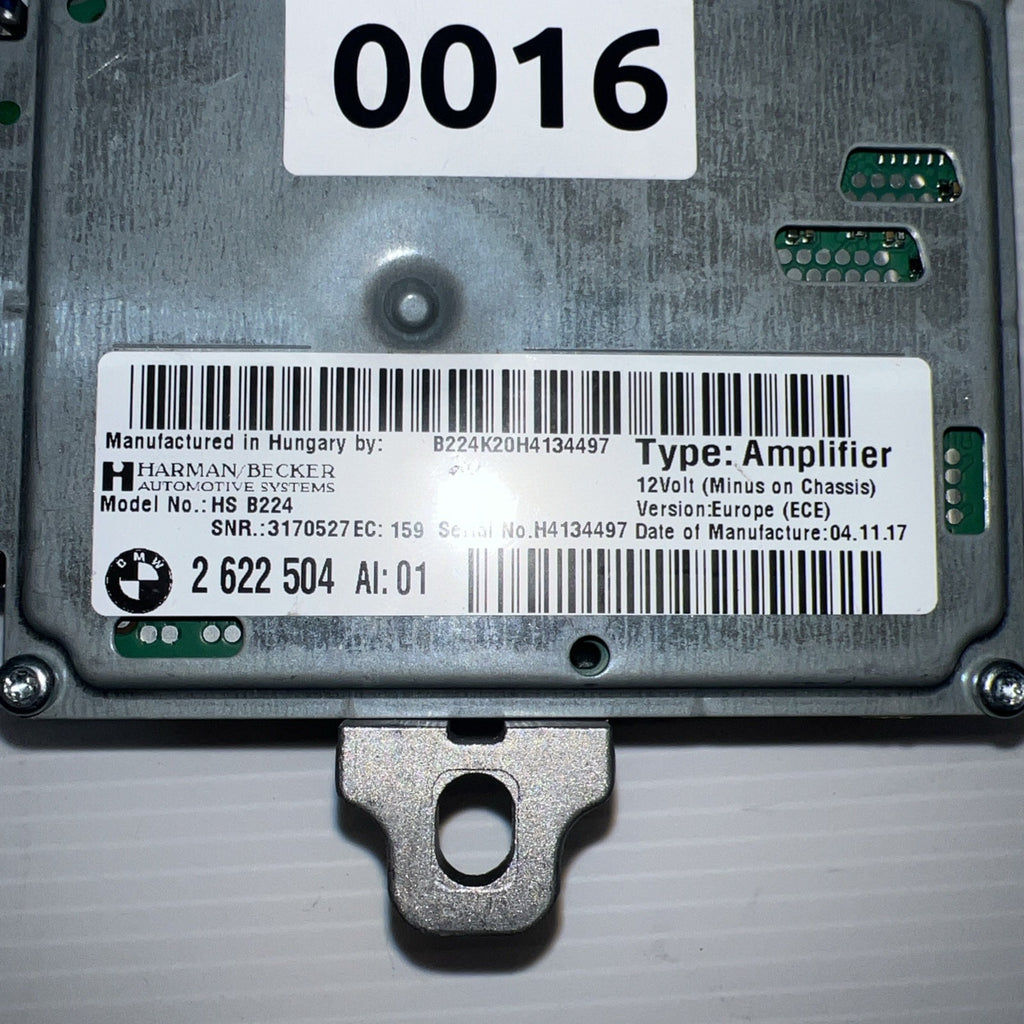 2011-2016 BMW F10 528i 535i 550i Harman Becker HS B101 AMP Amplifier OEM 2622504