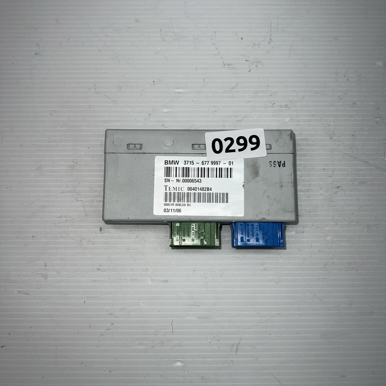 2007-10 BMW X5 VERTICAL DYNAMIC CONTROL UNIT OEM 6779997 37156779997 6785396