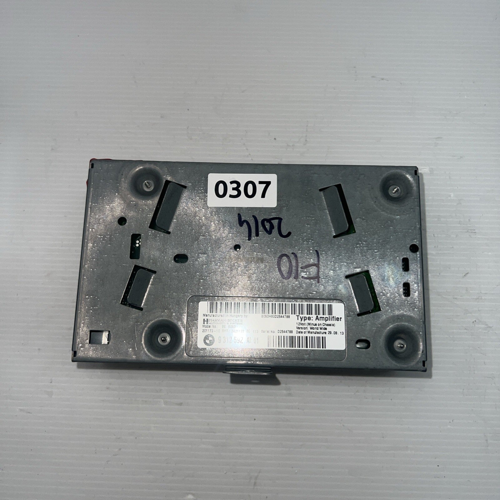 11-16 BMW F10 5-Series Harman/Becker HiFi Stereo Audio Amplifier AMP BE B093 OEM