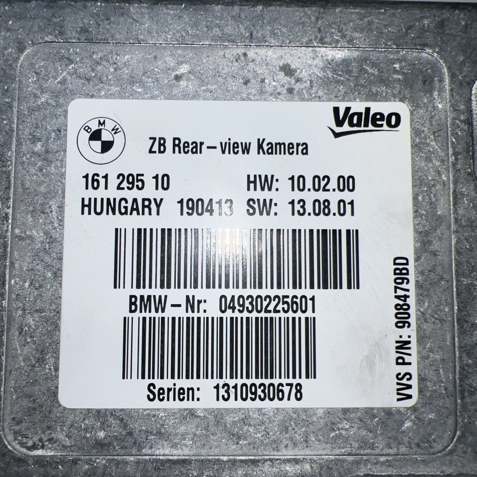 13 14 15 16 BMW F01 F02 F07 F10 F11 F30 Rear View Camera Module OEM 908479BD