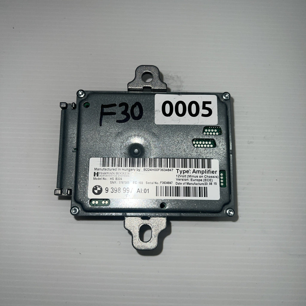 2011-2016 BMW F10 528i 535i 550i Harman Becker HS B101 AMP Amplifier 939899701