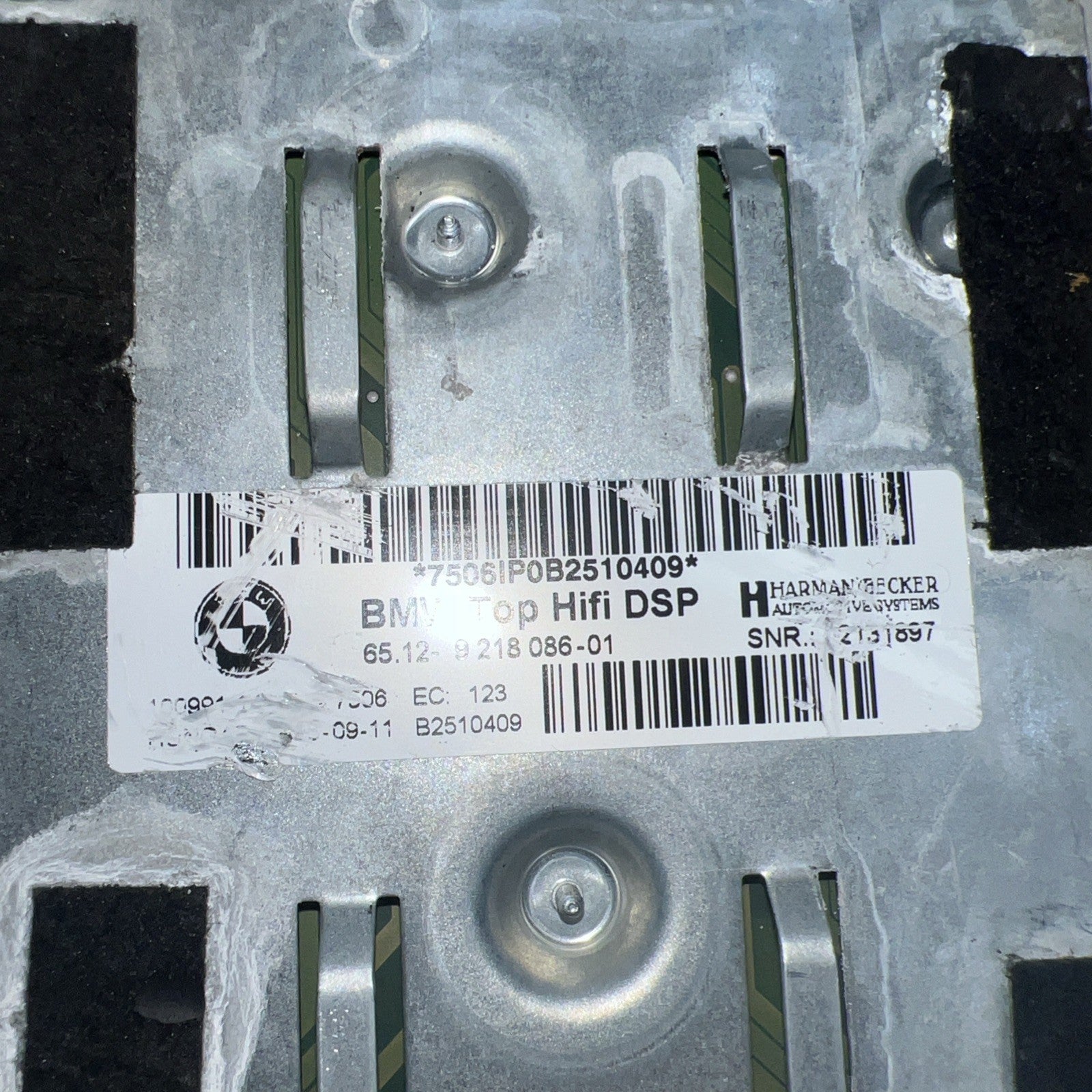 BMW 2006-2013 E90 HARMEN BECKER TOP HiFi RADIO AUDIO AMPLIFIER OEM 9218086