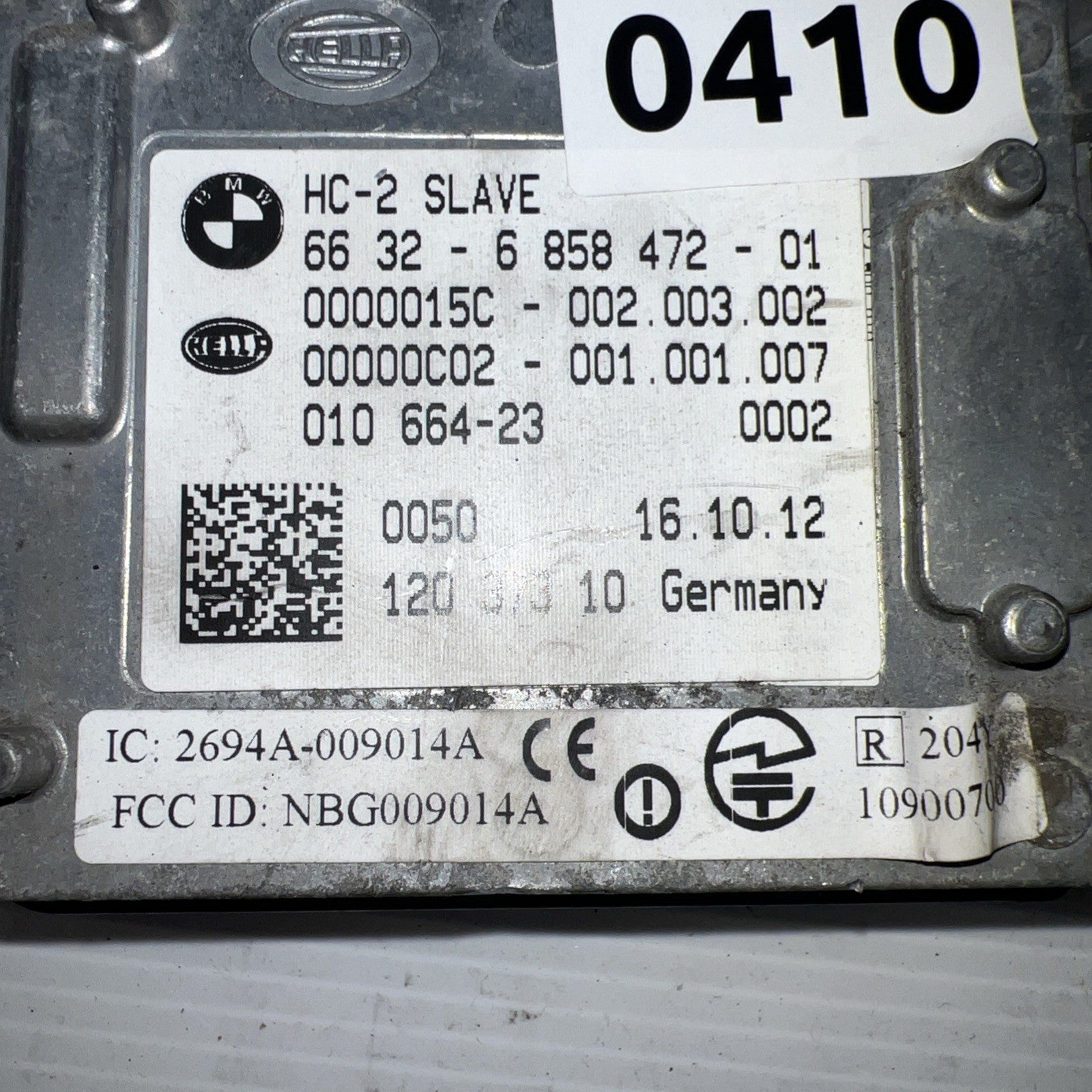 BMW 328 LANE CHANGE CONTROL UNIT 2011 2012 2013 2014 2015 335 F30 6632 6858472