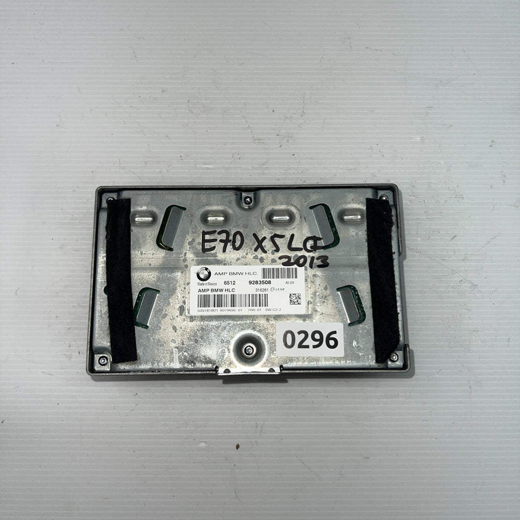 2013 BMW X5 Lear Sound HLC Radio Audio Amplifier Amp 6512 9283508 OEM