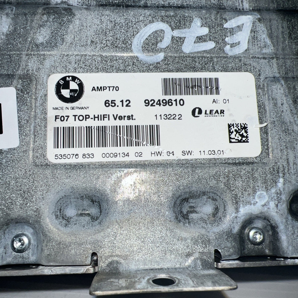 2011-2014 BMW E70 E71 X5 TOP HIFI LOGIC 7 AMPLIFIER  OEM 9249610