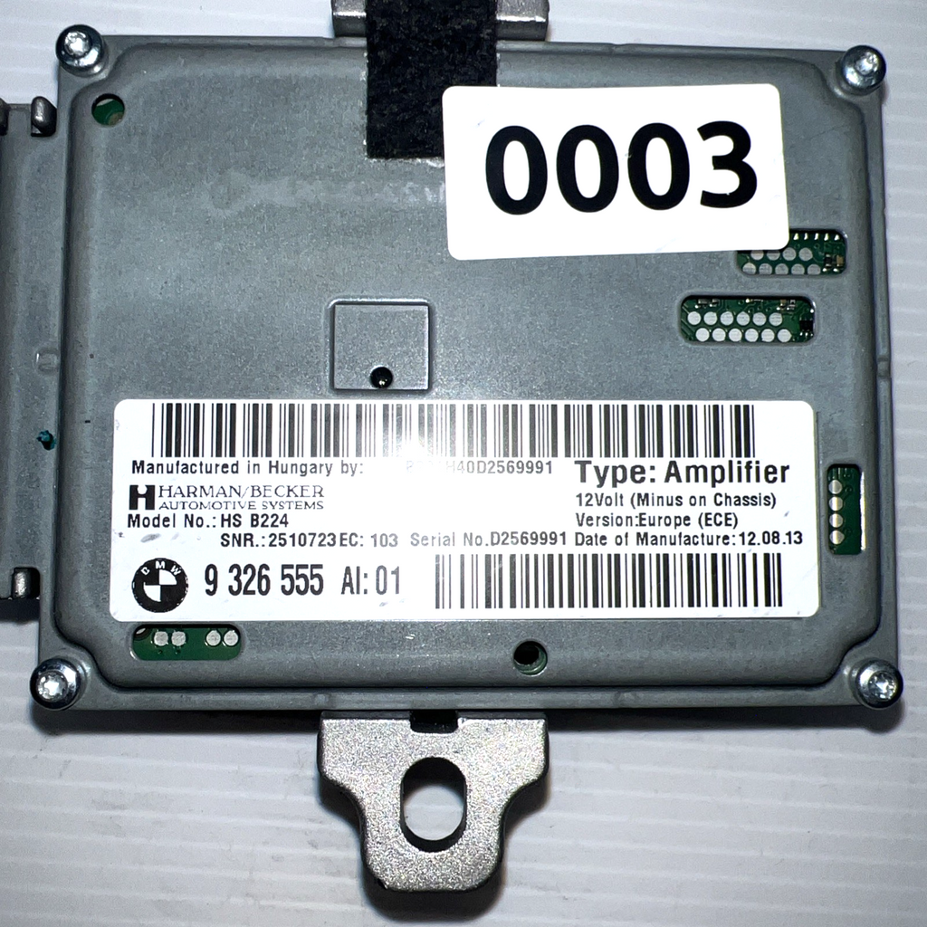 2011-2016 BMW F10 528i 535i 550i Harman Becker AMP Amplifier 932655501 OEM