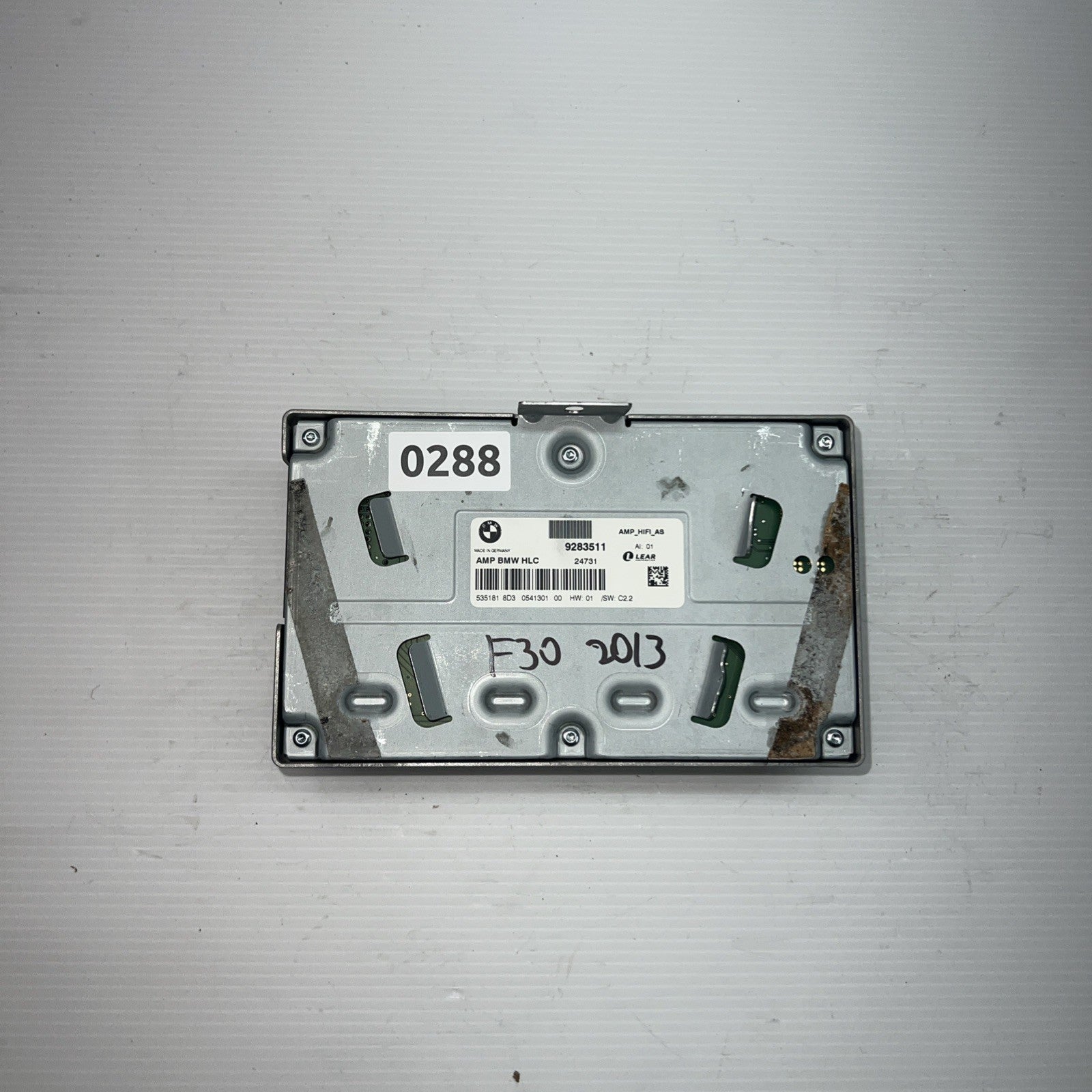 2013 BMW 328I SERIES Radio Amp Audio Sound Amplifier 9283511 HIFI LEAR 12 14 15