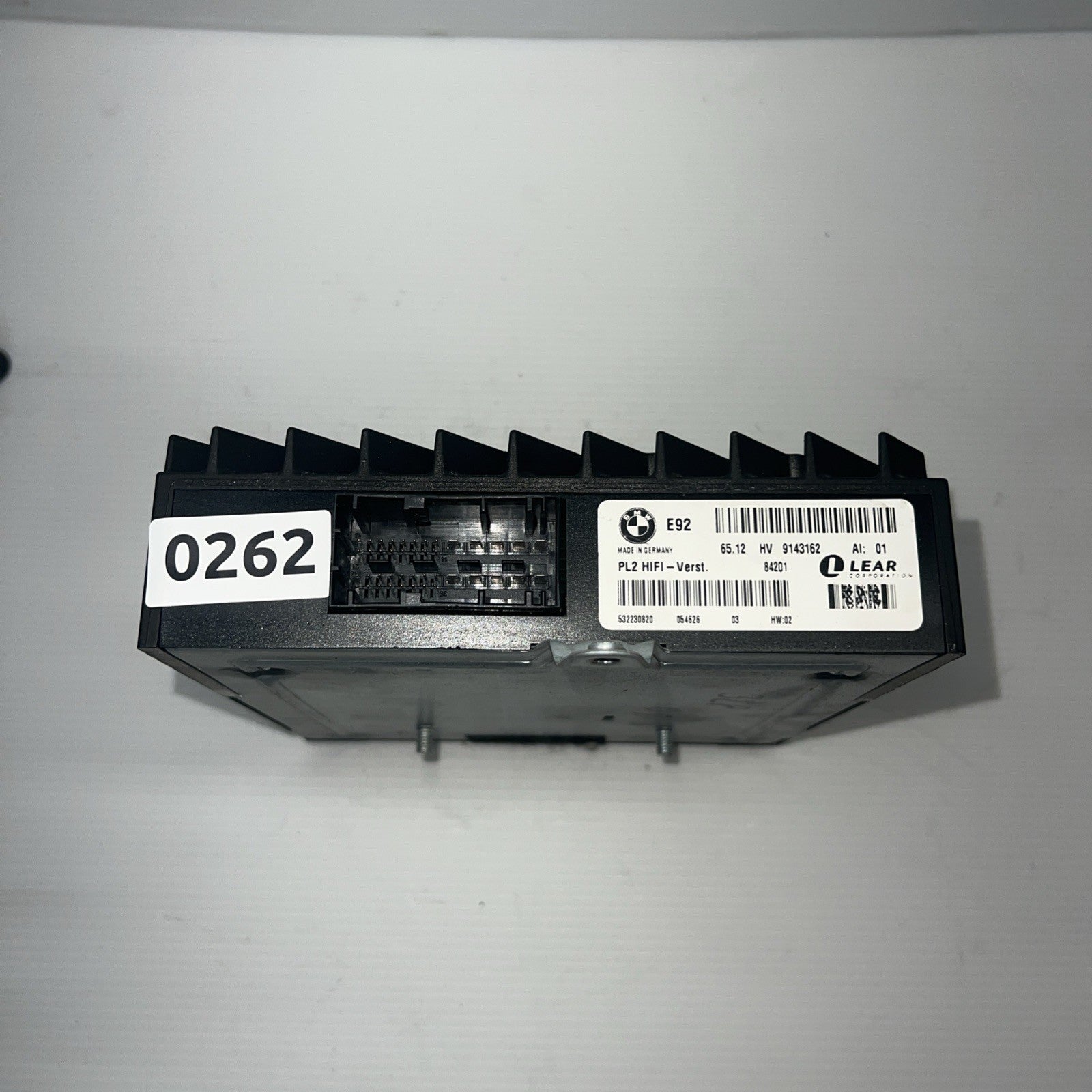 2010 BMW 335I E92 HIFI SYSTEM STEREO AMP AMPLIFIER 9143162 65129143162