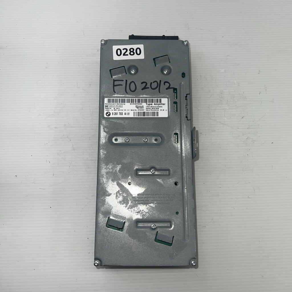BMW 528i 535i 550i 2011-2016 F07 F10 Harman Becker Amplifier 9261703 OEM