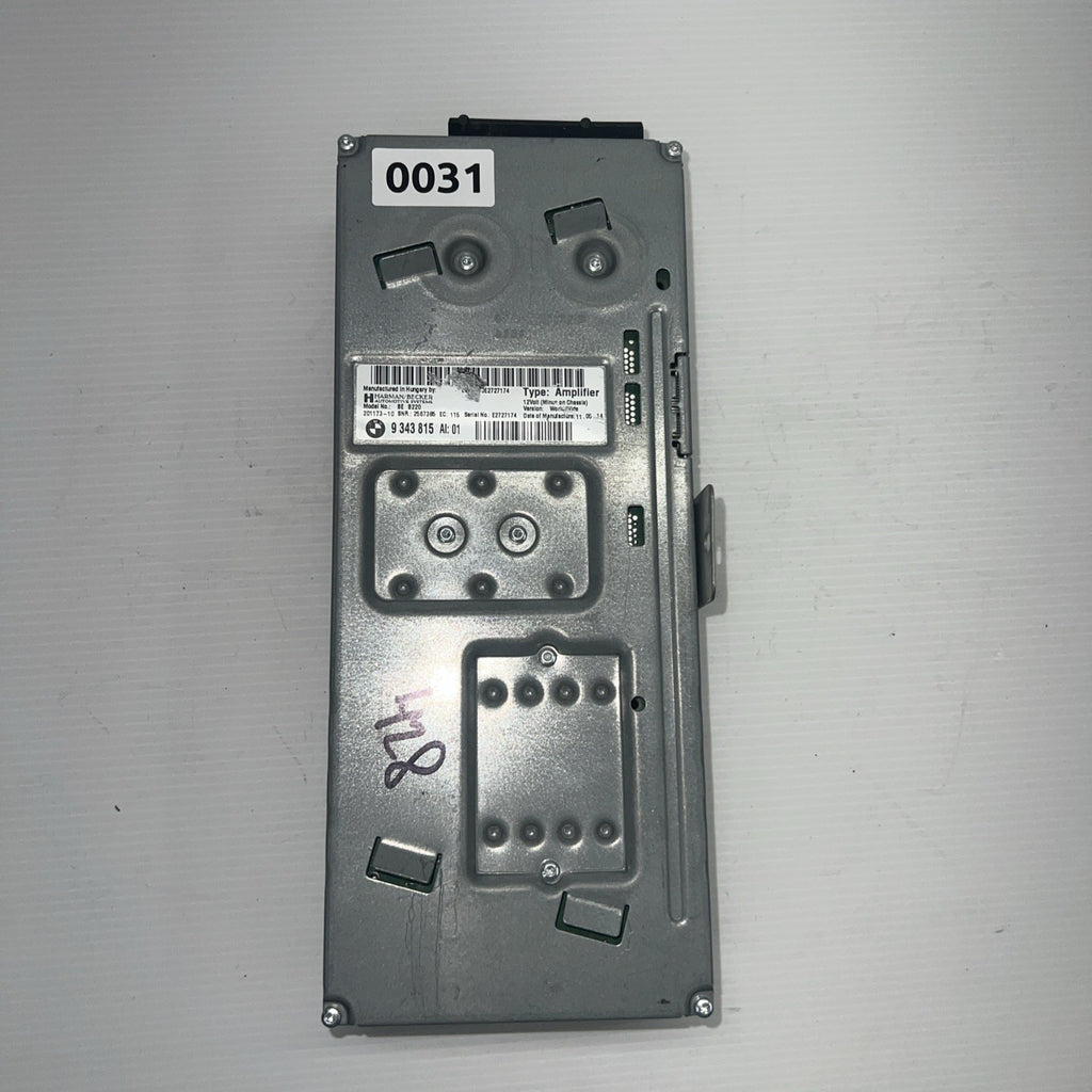BMW Harman Kardon Amplifier OEM 9343815 F10 F13 F06 F15 F30 F31 F32 F33 F34 F36