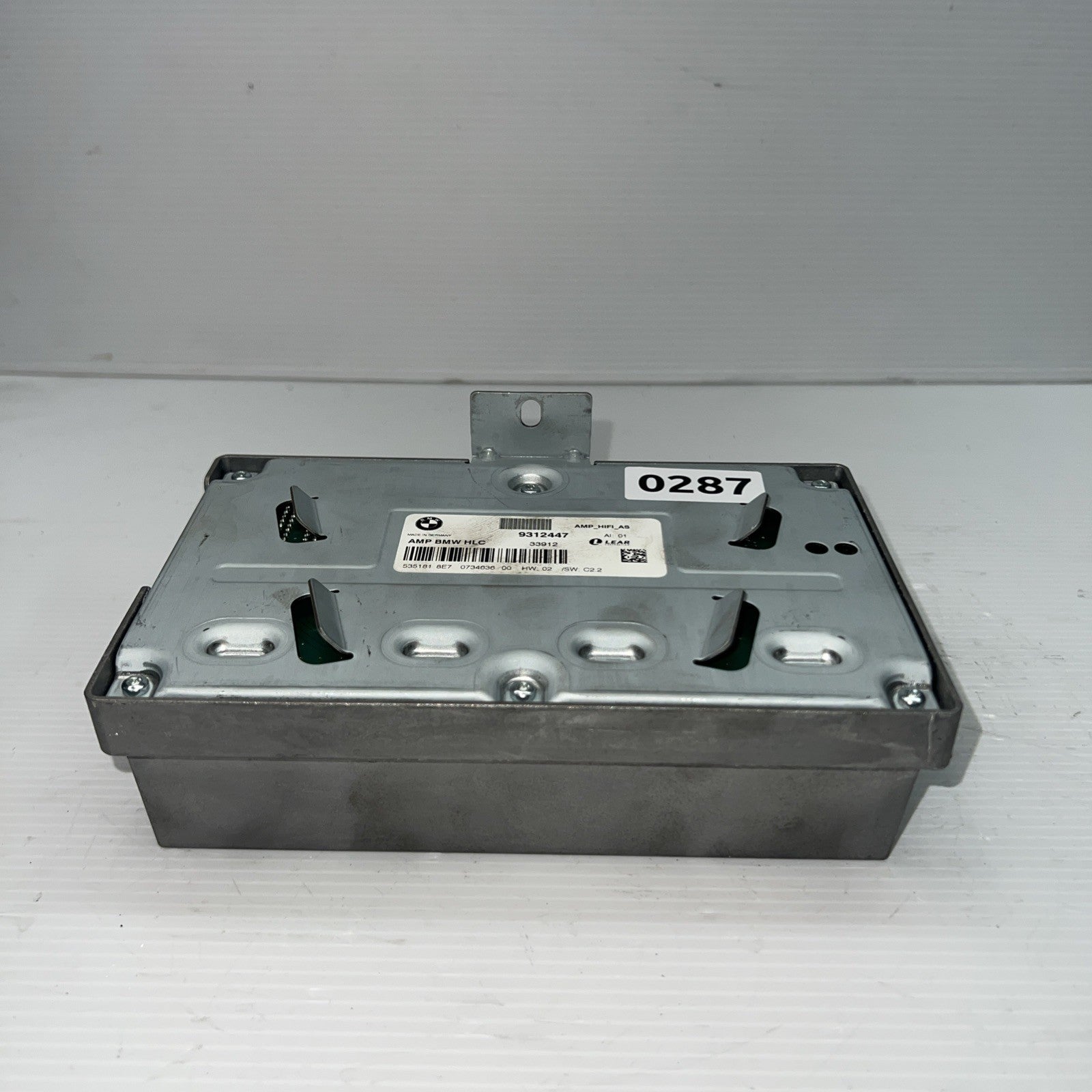 12-15 BMW 328 F30 Lear Hifi Audio System Amplifier OEM 9312447